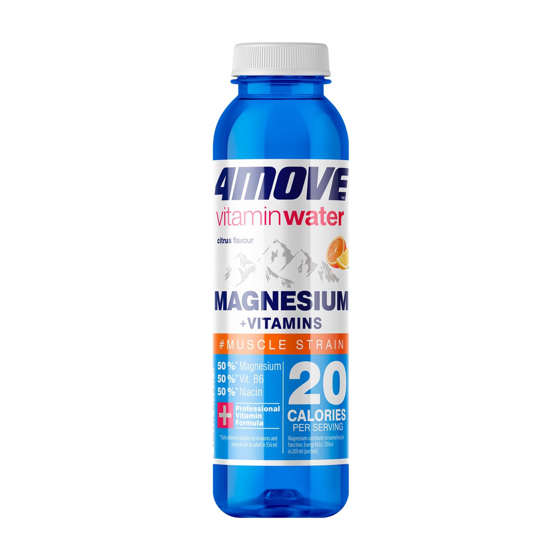 Vitamínová voda 4Move-magnesium + vitamíny, 556 ml