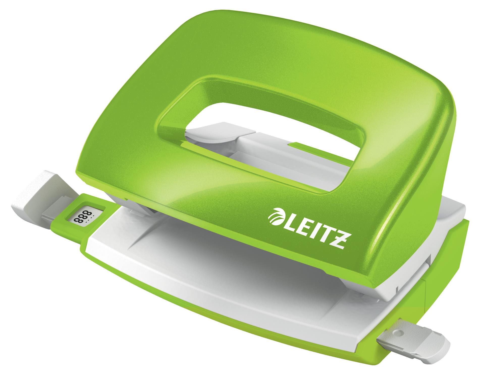 Mini děrovačka Leitz NeXXt 5060 - zelená