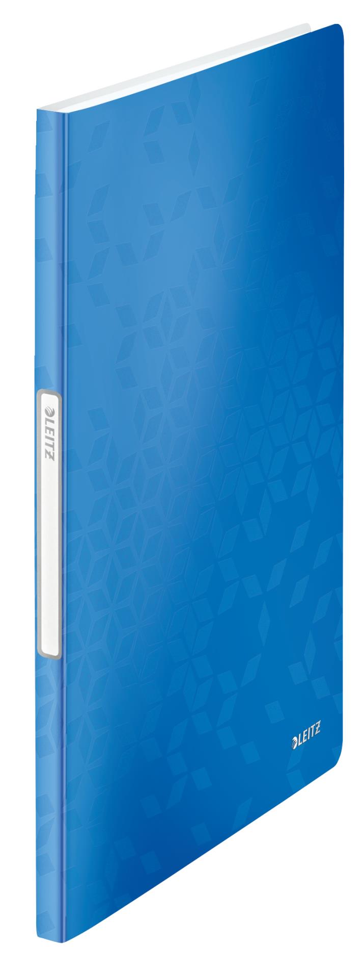 Katalogová kniha Leitz WOW - A4, 20 kapes, modrá