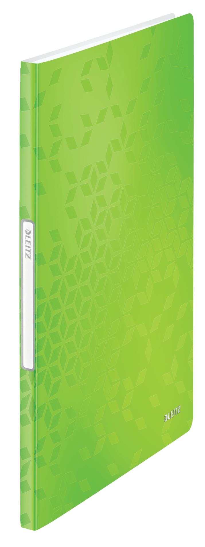 Katalogová kniha Leitz WOW - A4, 20 kapes, zelená