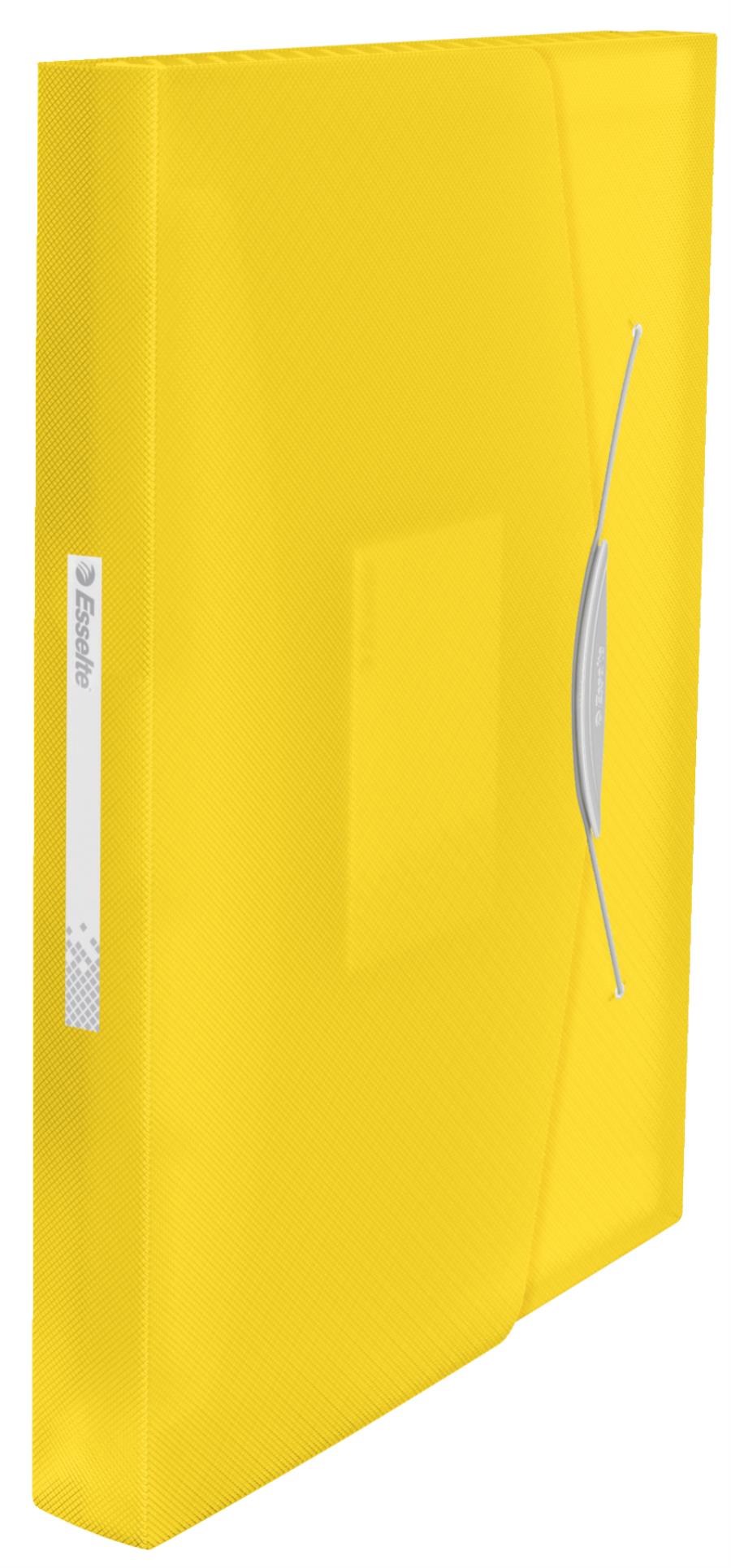 Aktovka s přihrádkami Esselte VIVIDA - A4, 6 přihrádek, žlutá