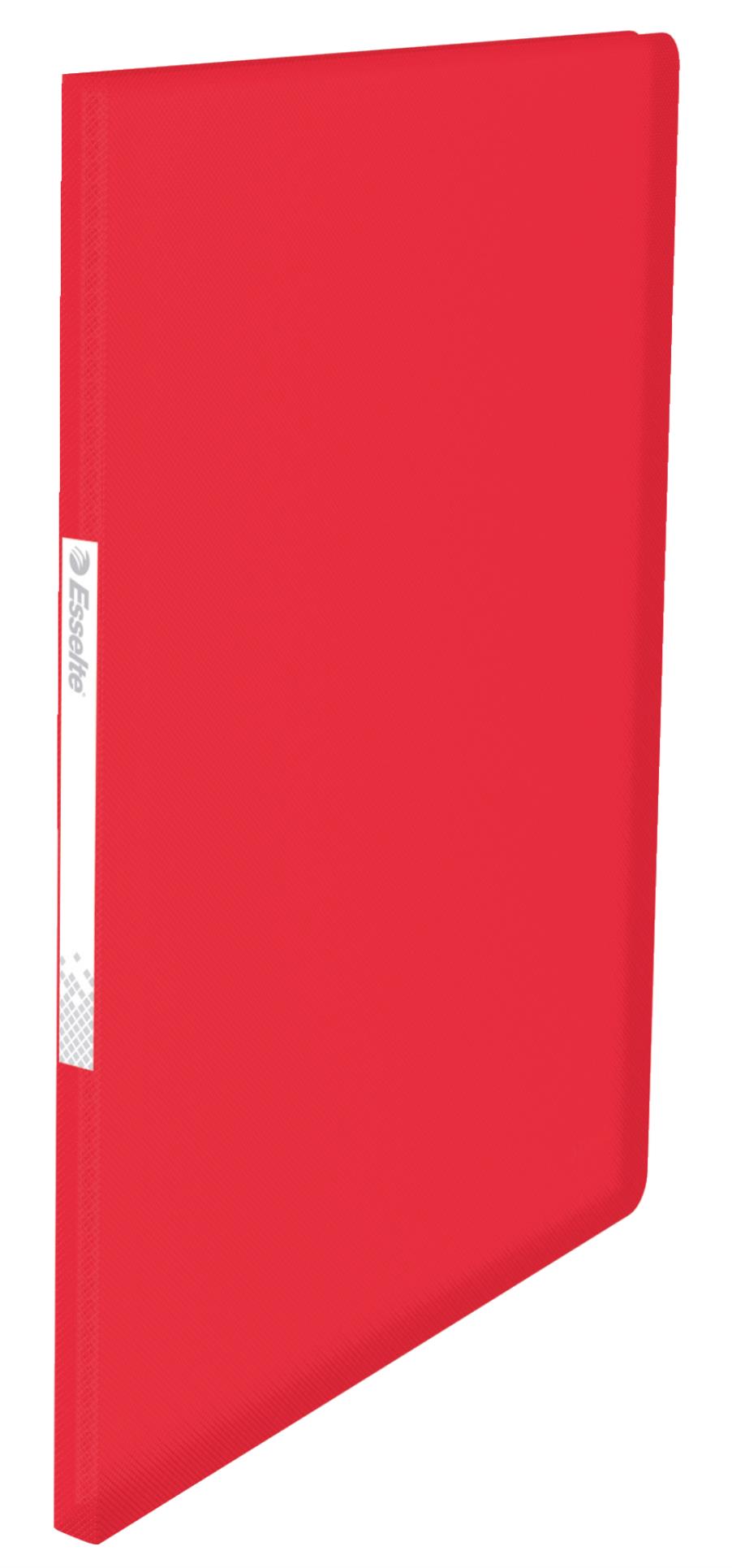 Katalogová kniha Esselte VIVIDA - A4, 20 kapes, červená