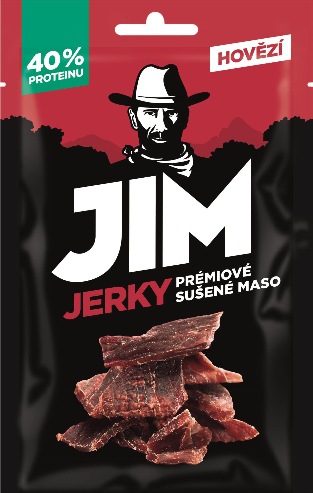 Emco Sušené maso Jim Jerky - hovězí, 23 g