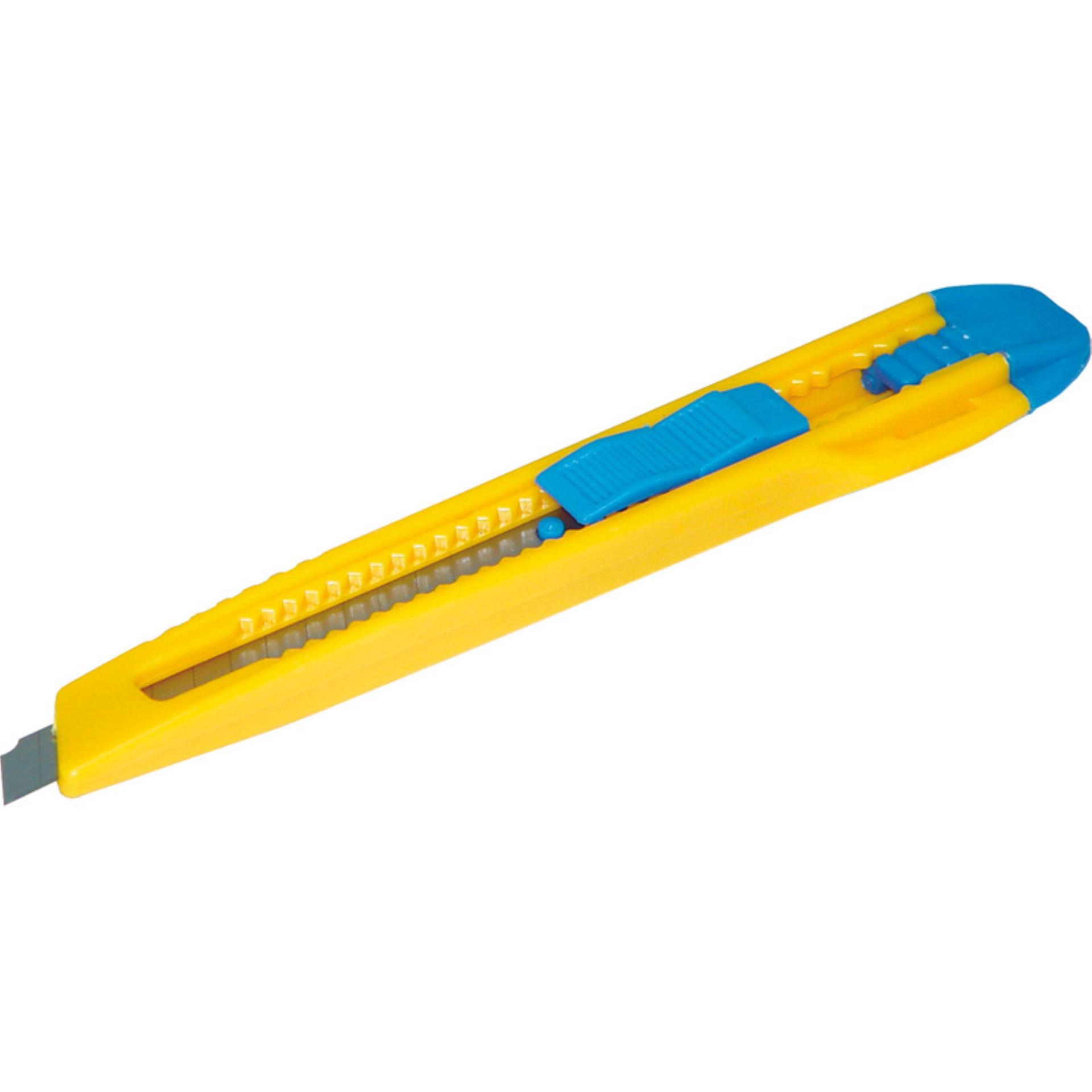 Odlamovací nůž Donau - 9 mm, modro-žlutý