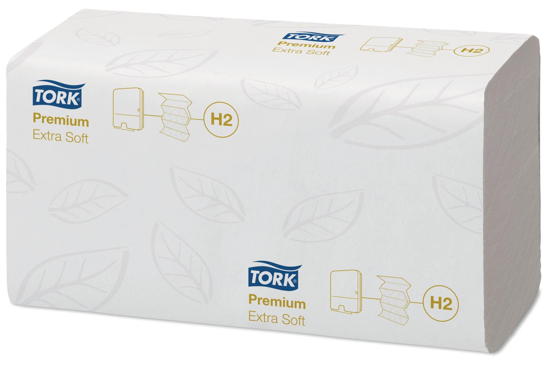 Skládané papírové ručníky Tork - Xpress, H2, 2vrstvé, bílé, 2 100 ks