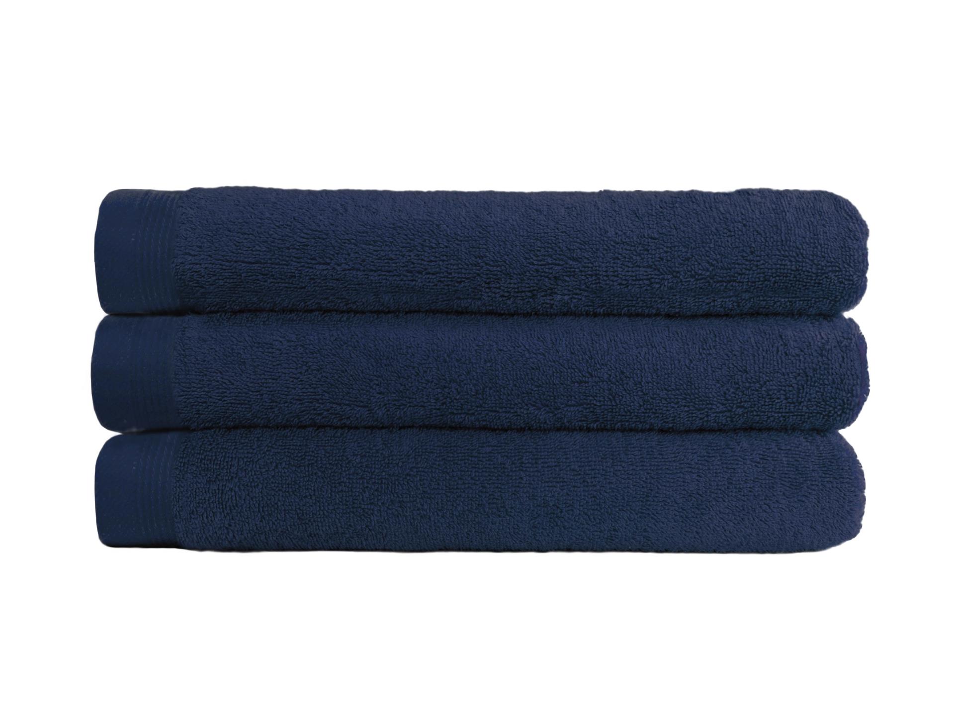 Froté ručník - tmavě modrý, 50 x 100 cm