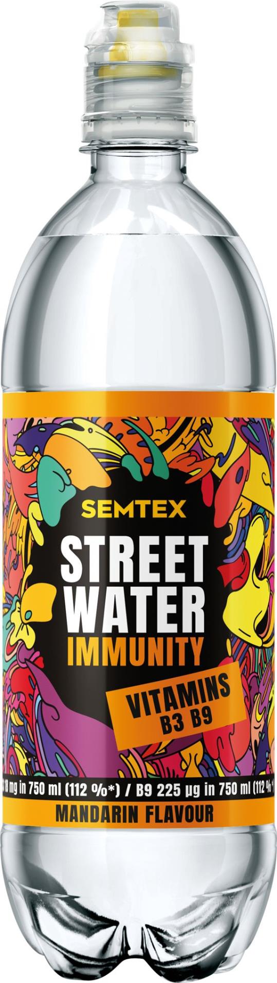 Semtex Semtex Street water- Immunity, mandarinka, 6x 0,75 l