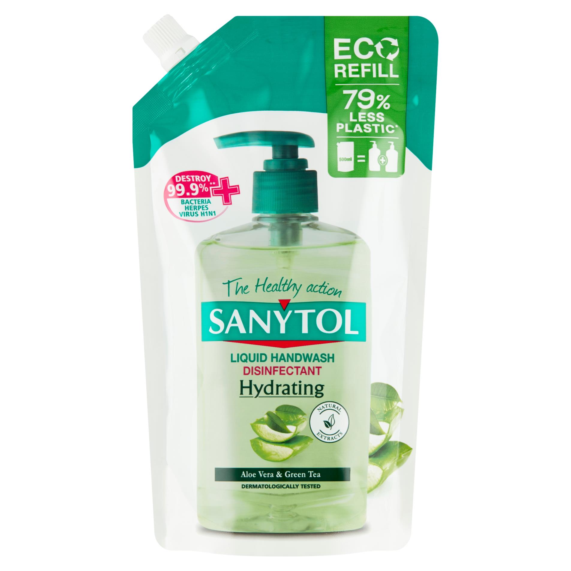 Sanytol Náhradní náplň do mýdla Sanytol - hydratační, 500 ml