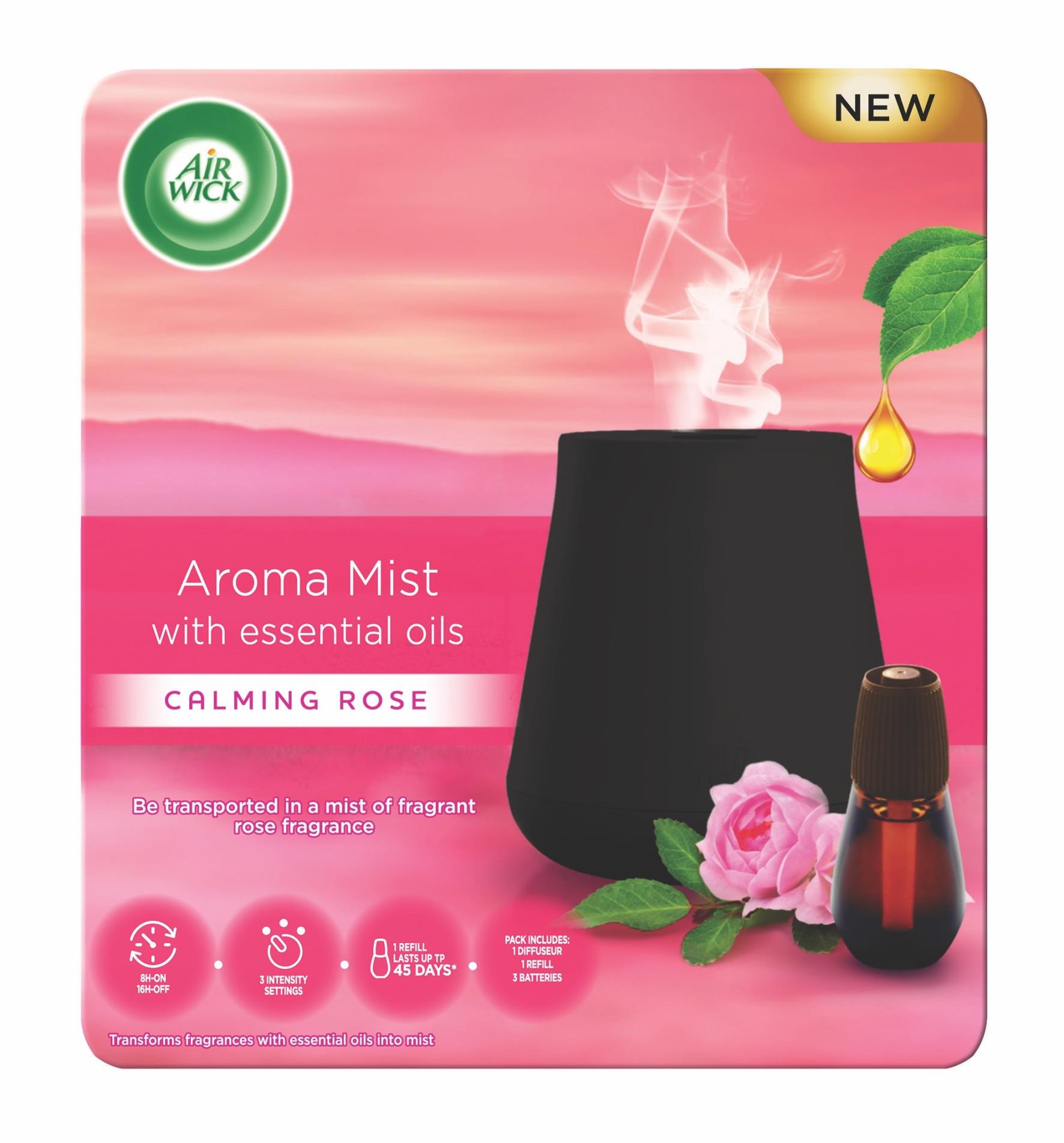 Osvěžovač vzduchu Airwick Aroma vaporizér - sada, svůdná vůně růže, 20 ml