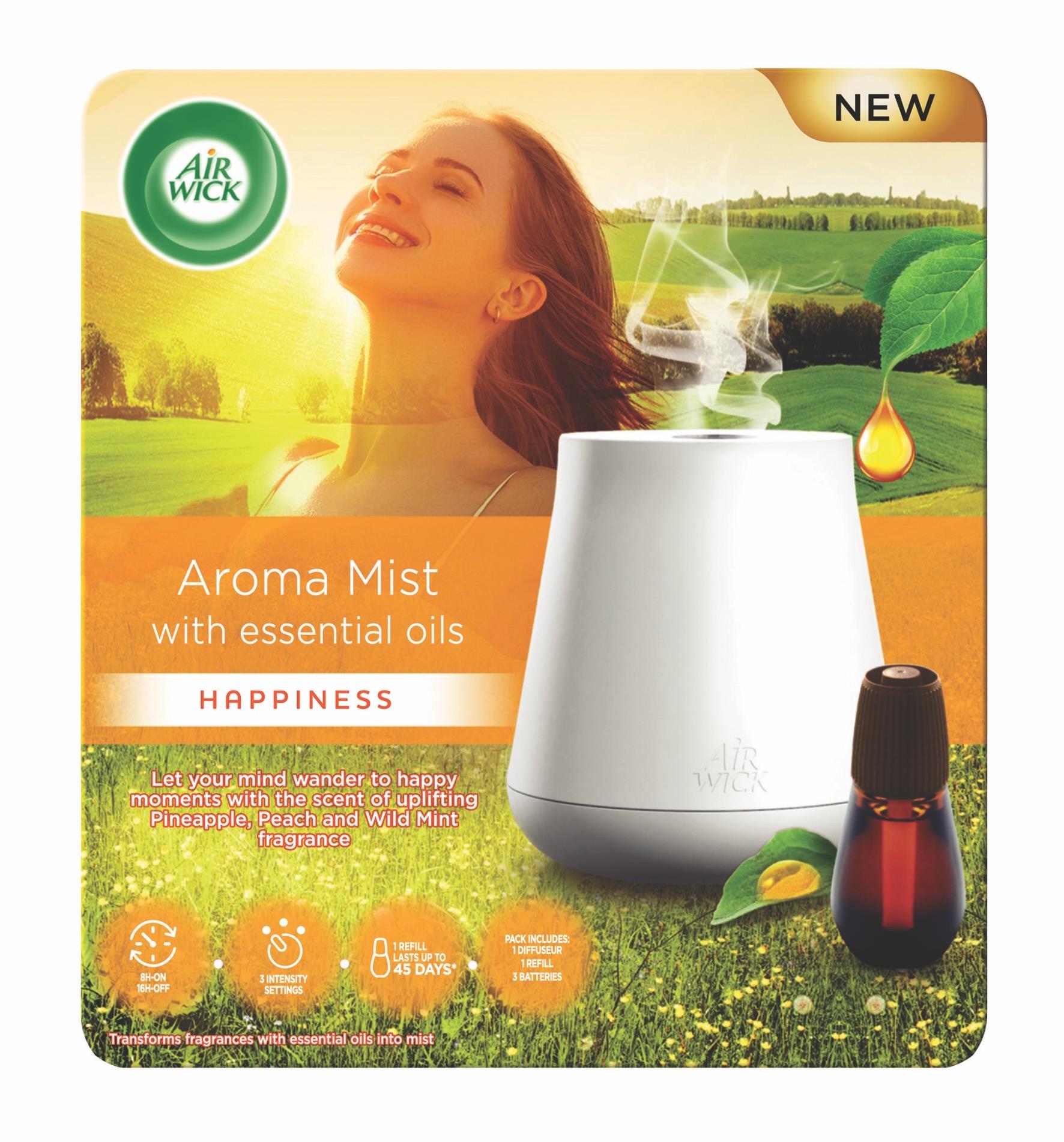 Osvěžovač vzduchu Airwick Aroma vaporizér - sada, šťastné chvilky, 20 ml