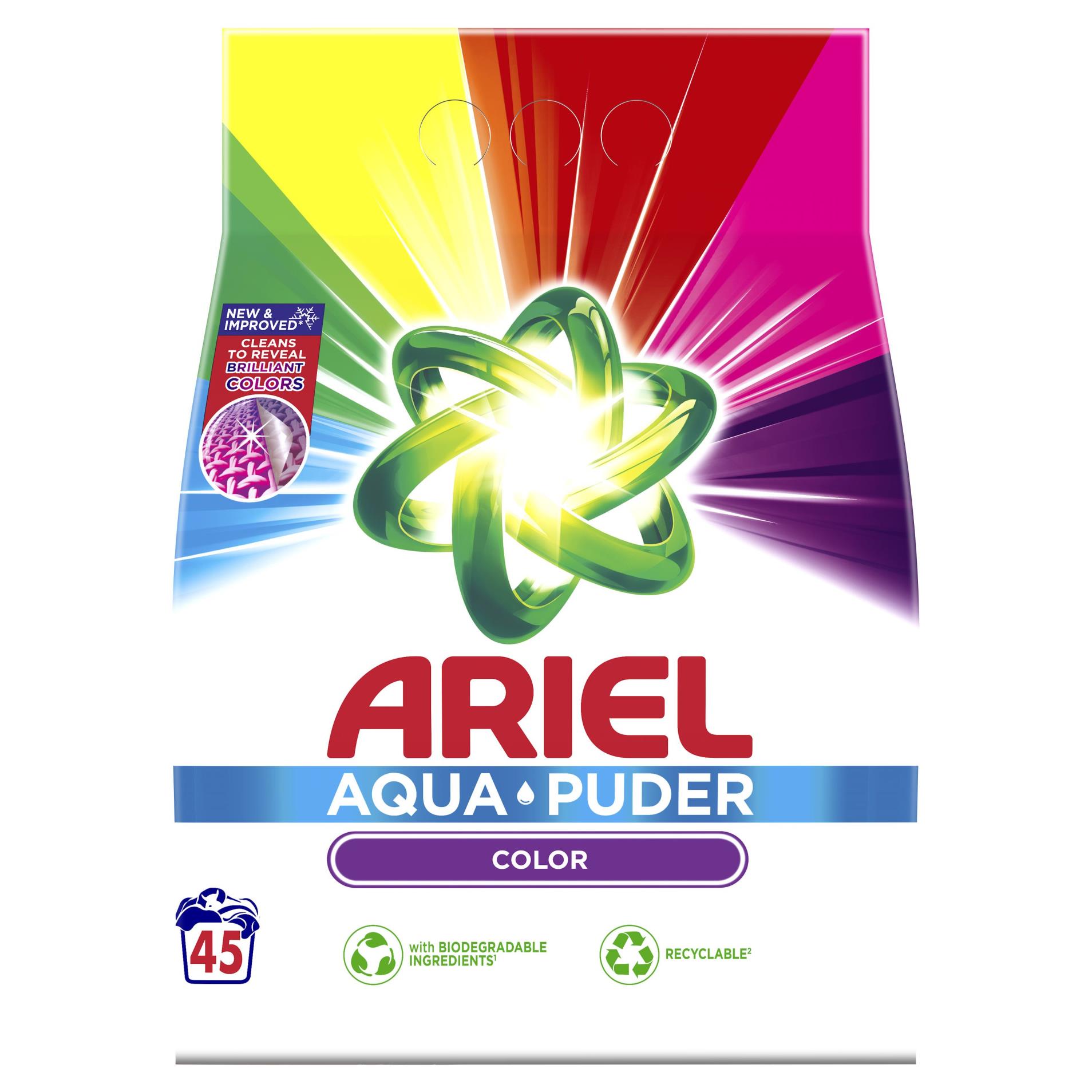 Ariel Prášek na praní Ariel - color, 2,925 kg, 45 dávek
