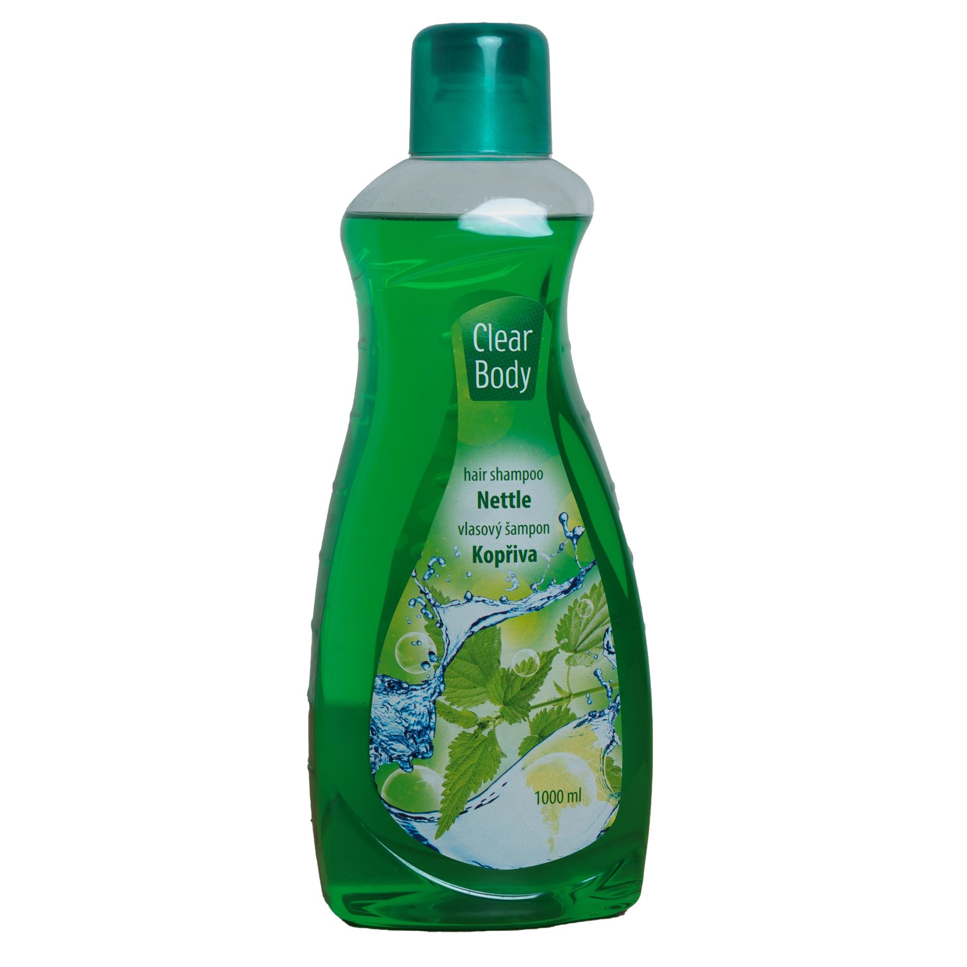 Clear Body Šampon Clear Body - kopřivový, 1 l