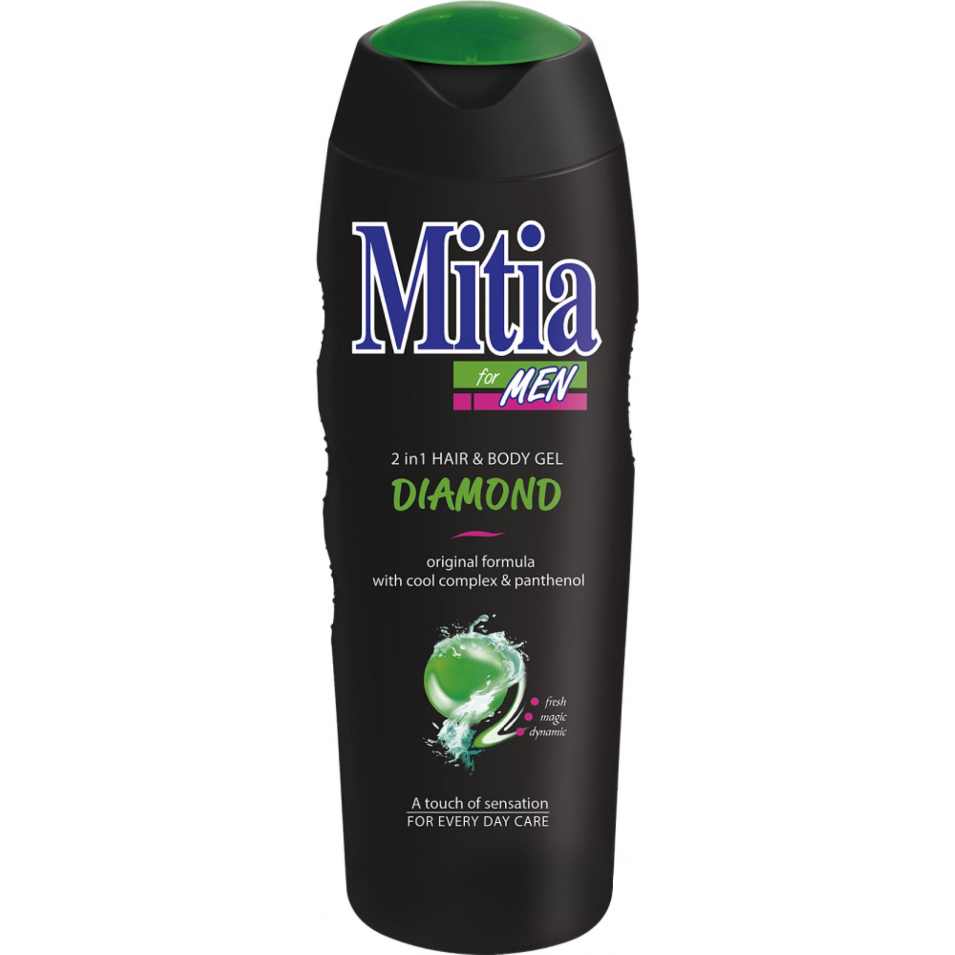 Mitia Sprchový gel a šampon Mitia -2v1, 400 ml