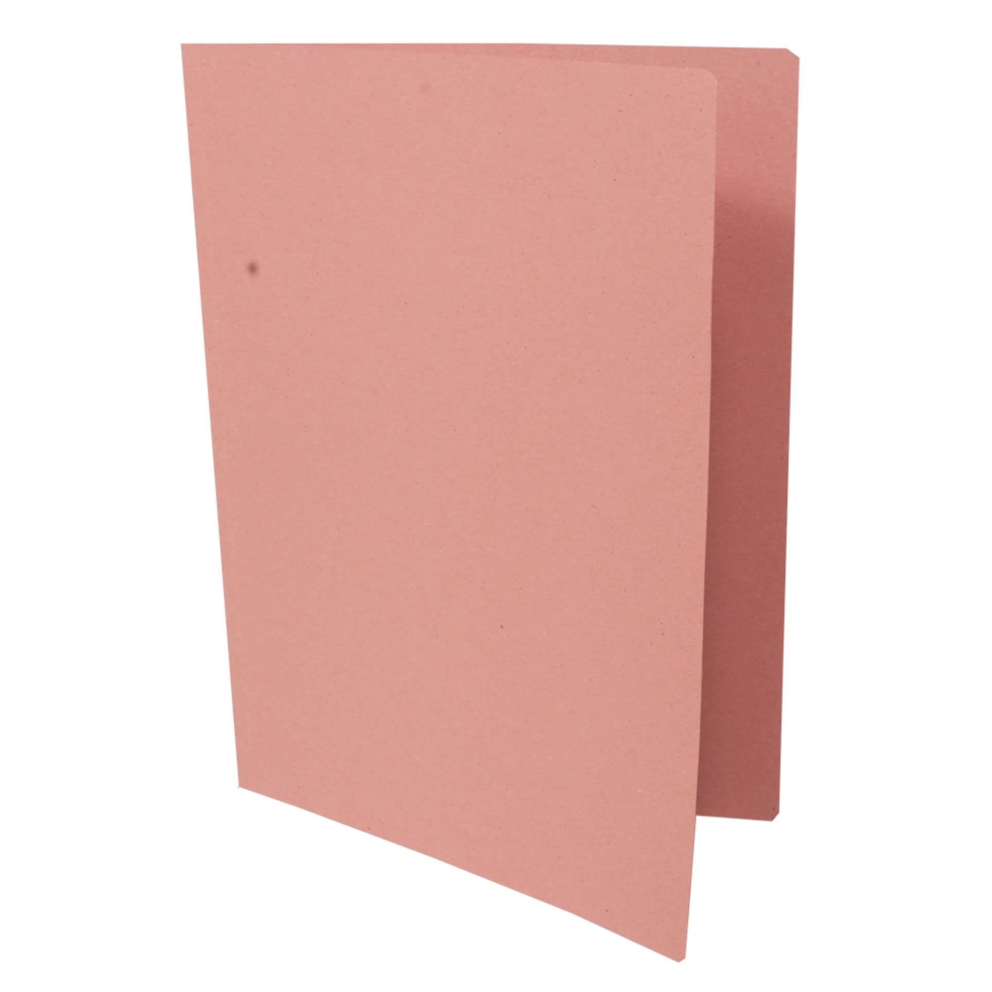Papírové desky bez chlopní HIT Office EKO - A4, růžové , 1 ks