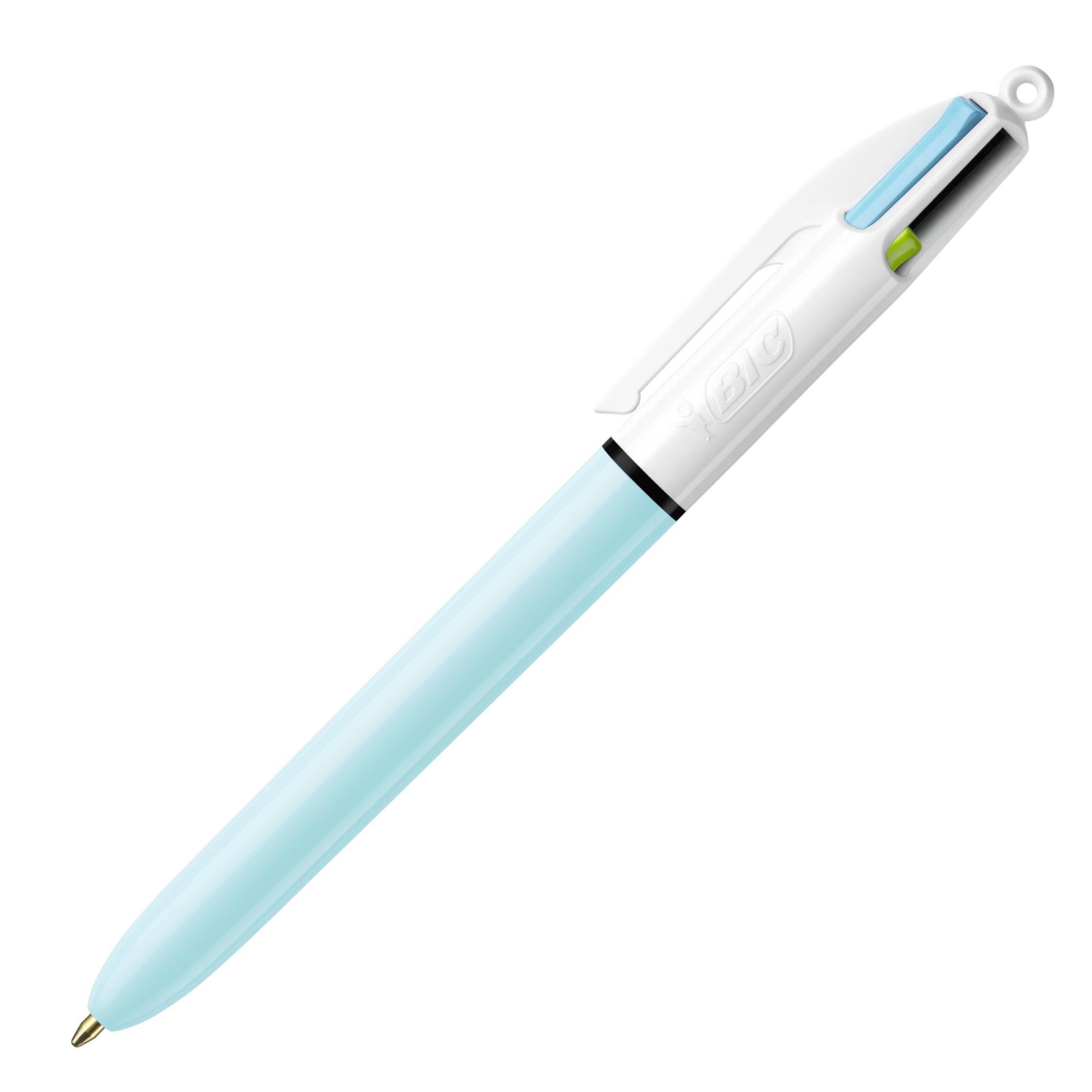Kuličkové pero Bic FUN - čtyřbarevné, světle modré