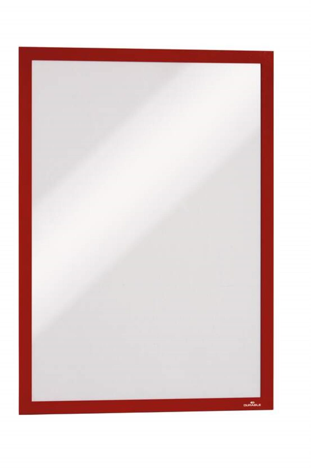 Durable Samolepicí rámečky Duraframe - A3, červené, 2 ks
