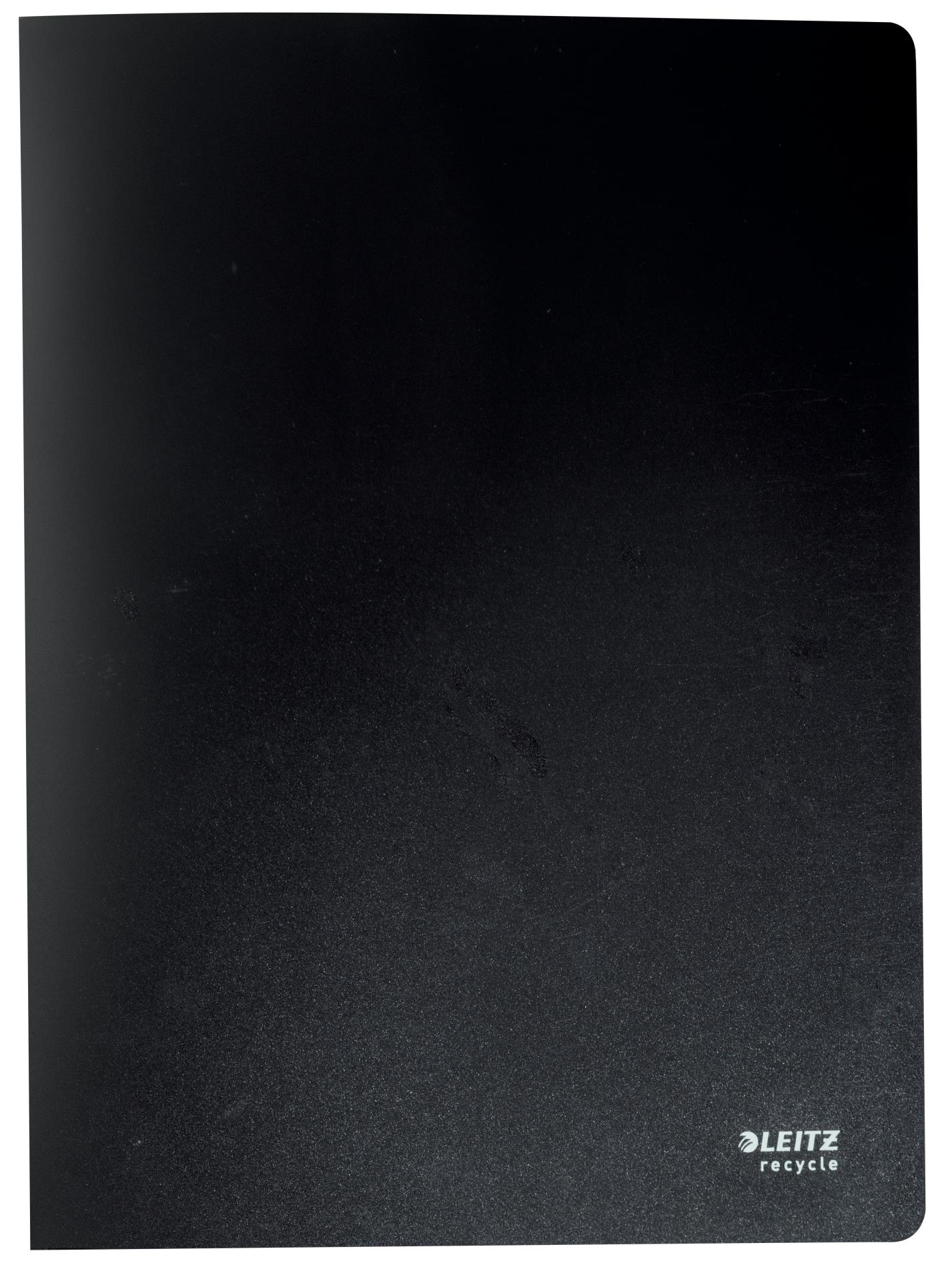 Katalogová kniha Leitz RECYCLE - A4, 20 kapes, ekologická, černá