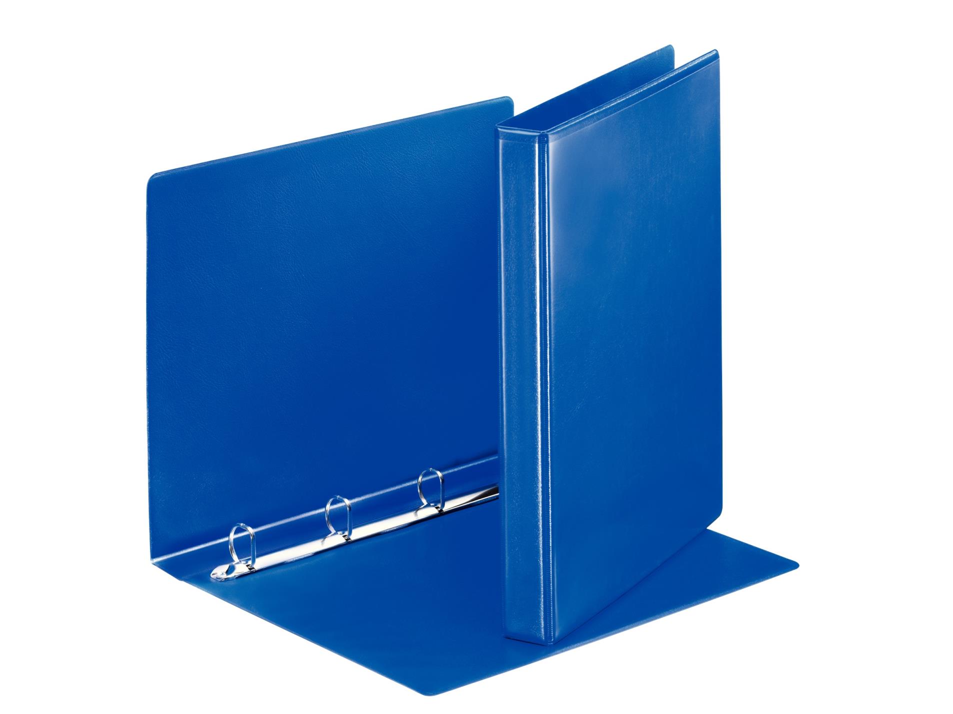 Prezentační 4kroužkový pořadač Esselte - A4, šířka hřbetu 3,8 cm, modrý