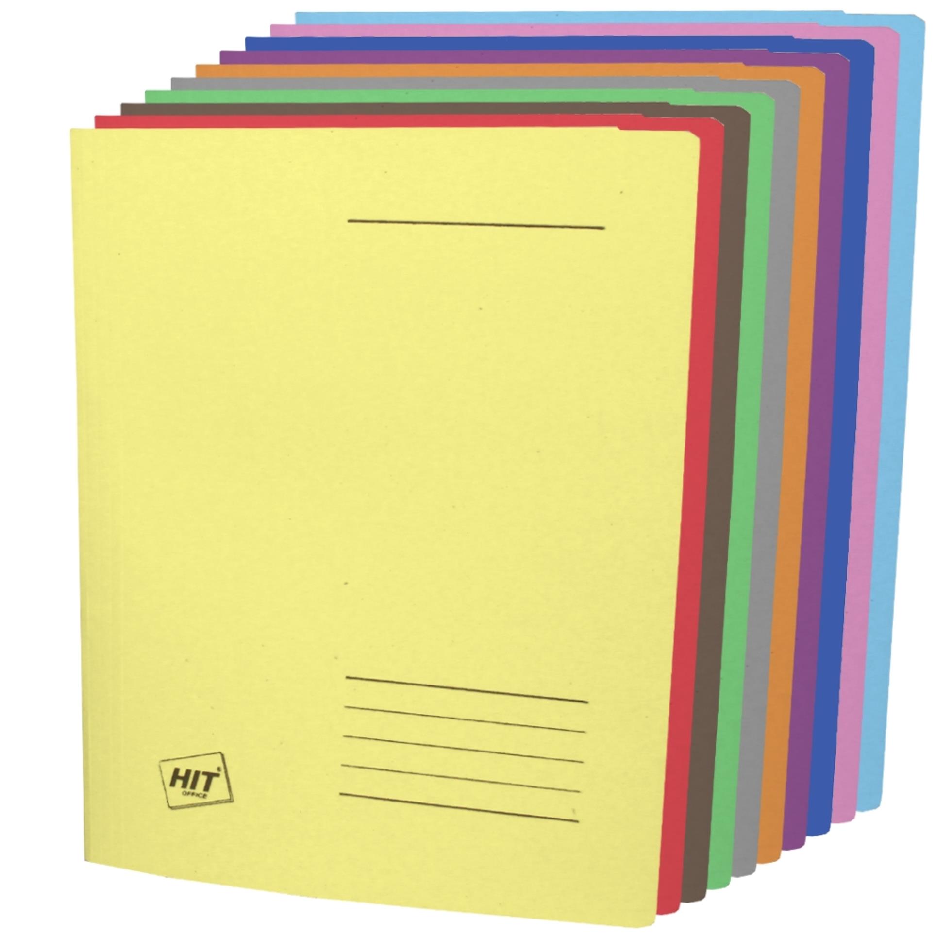 HIT Office Nezávěsný rychlovazač A4 - mix barev, 100 ks