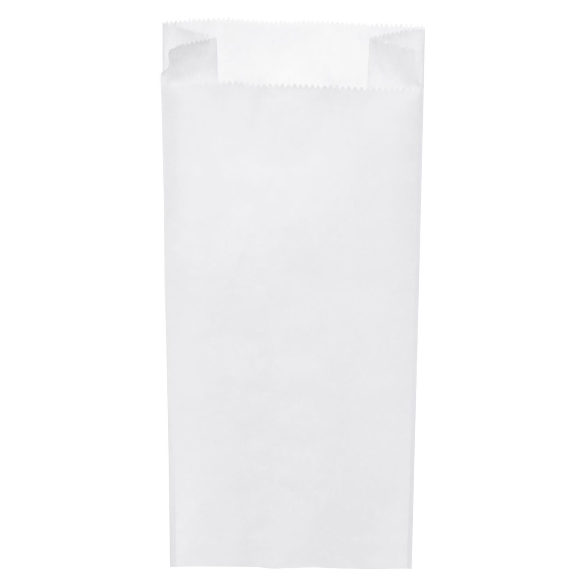 Svačinový sáček - papírový, 12 + 4 x 24 cm, 100 ks