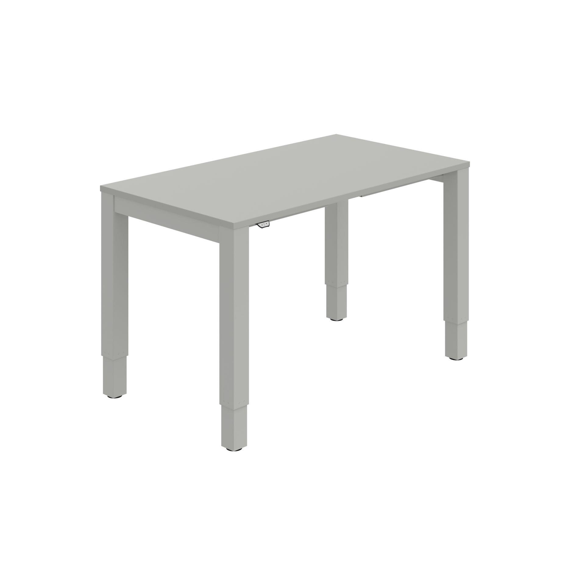 Psací stůl Hobis Motion UNI MSU 2 1400 - elektricky stavitelný, šedý/šedý