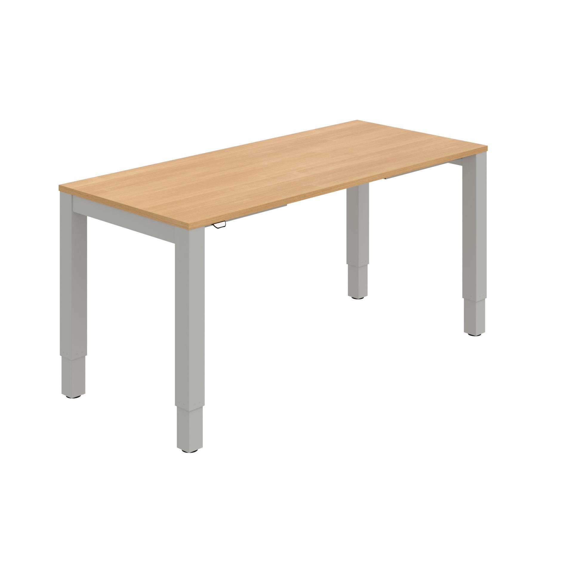 Psací stůl Hobis Motion UNI MSU 2 1800 - elektricky stavitelný, dub/šedý