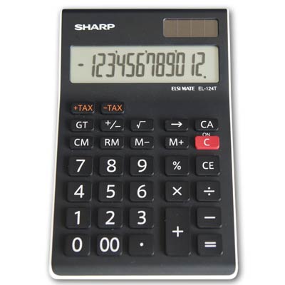 Kalkulačka Sharp EL-124 TWH