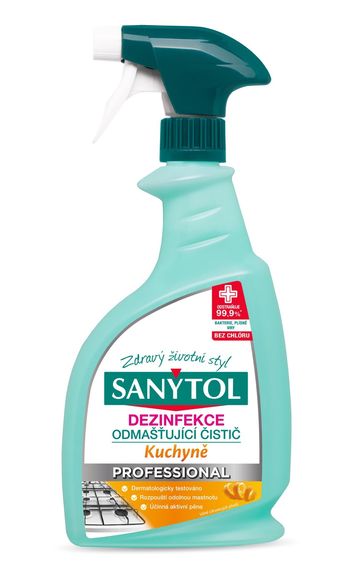 Sanytol Dezinfekční čistič na kuchyně Sanytol Professional - 750 ml