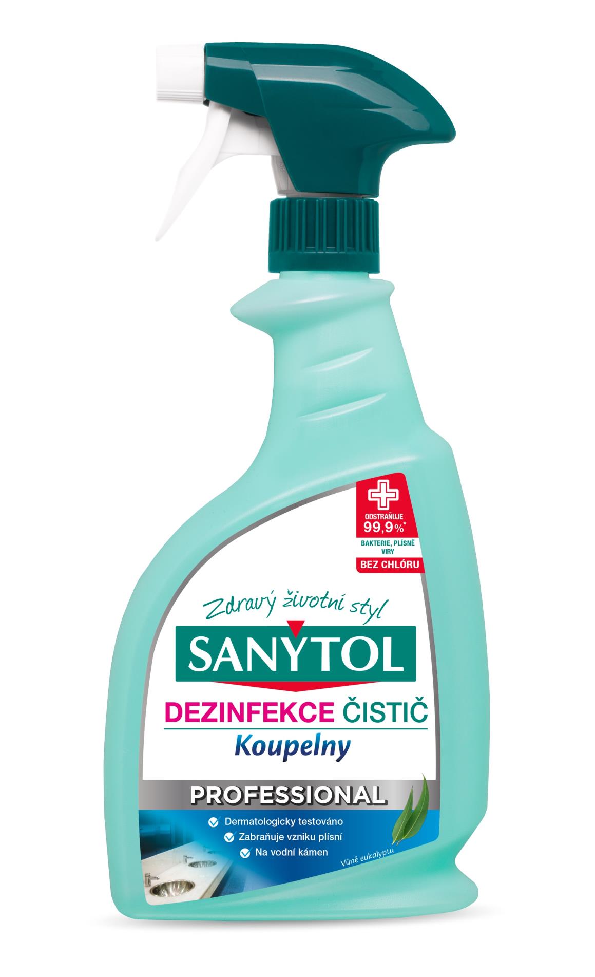 Sanytol Dezinfekční čistič na koupelny Sanytol Professional - 750 ml