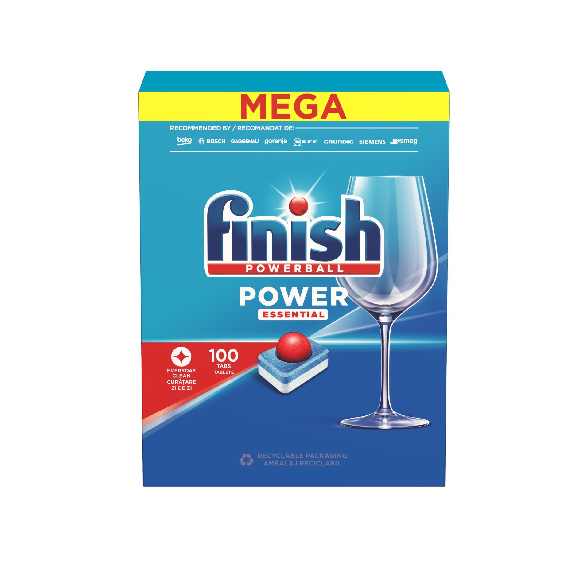 Tablety do myčky Finish Power Essential - All in 1, 100 ks