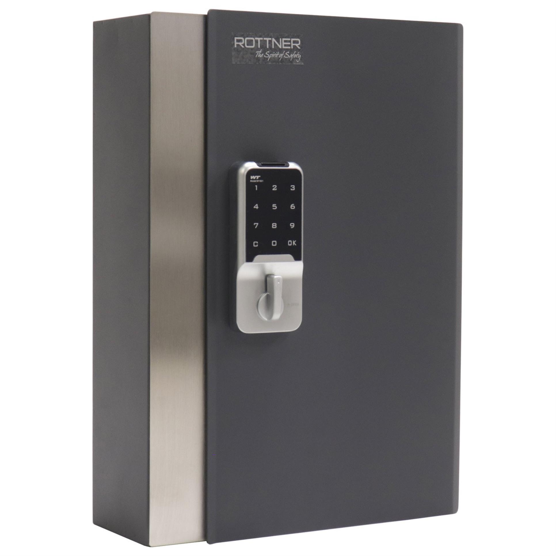 Rottner Security Skříňka na klíče KEY HOME 68 pro 68 klíčů - elektronická, antracitová