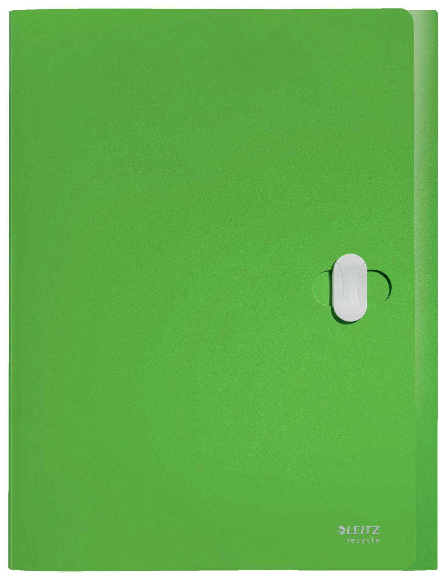 Box na spisy Leitz RECYCLE - A4, ekologický, zelený, 3,8 cm, 1 ks