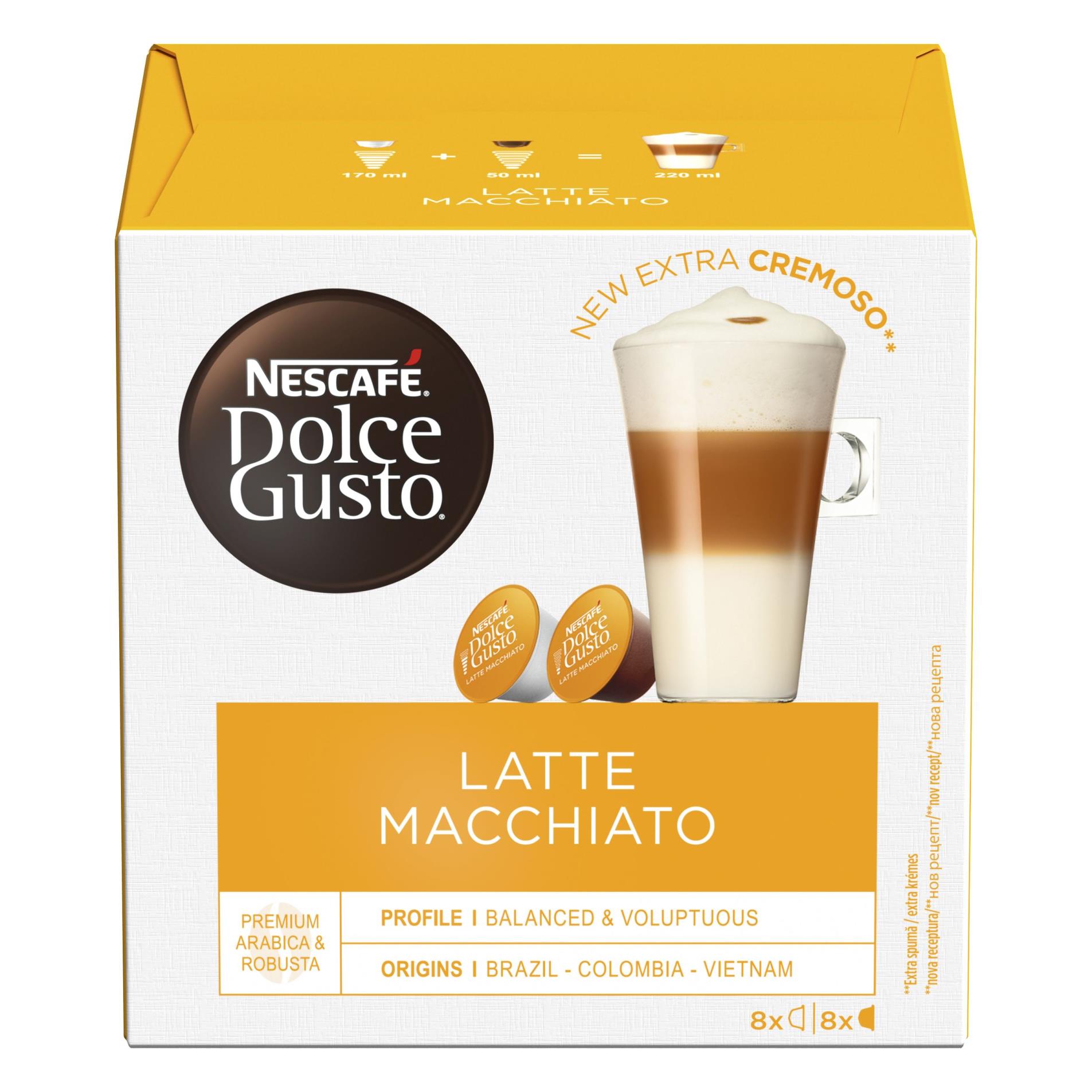 Kapsle Nescafé Dolce Gusto Latte Macchiato, 16 ks