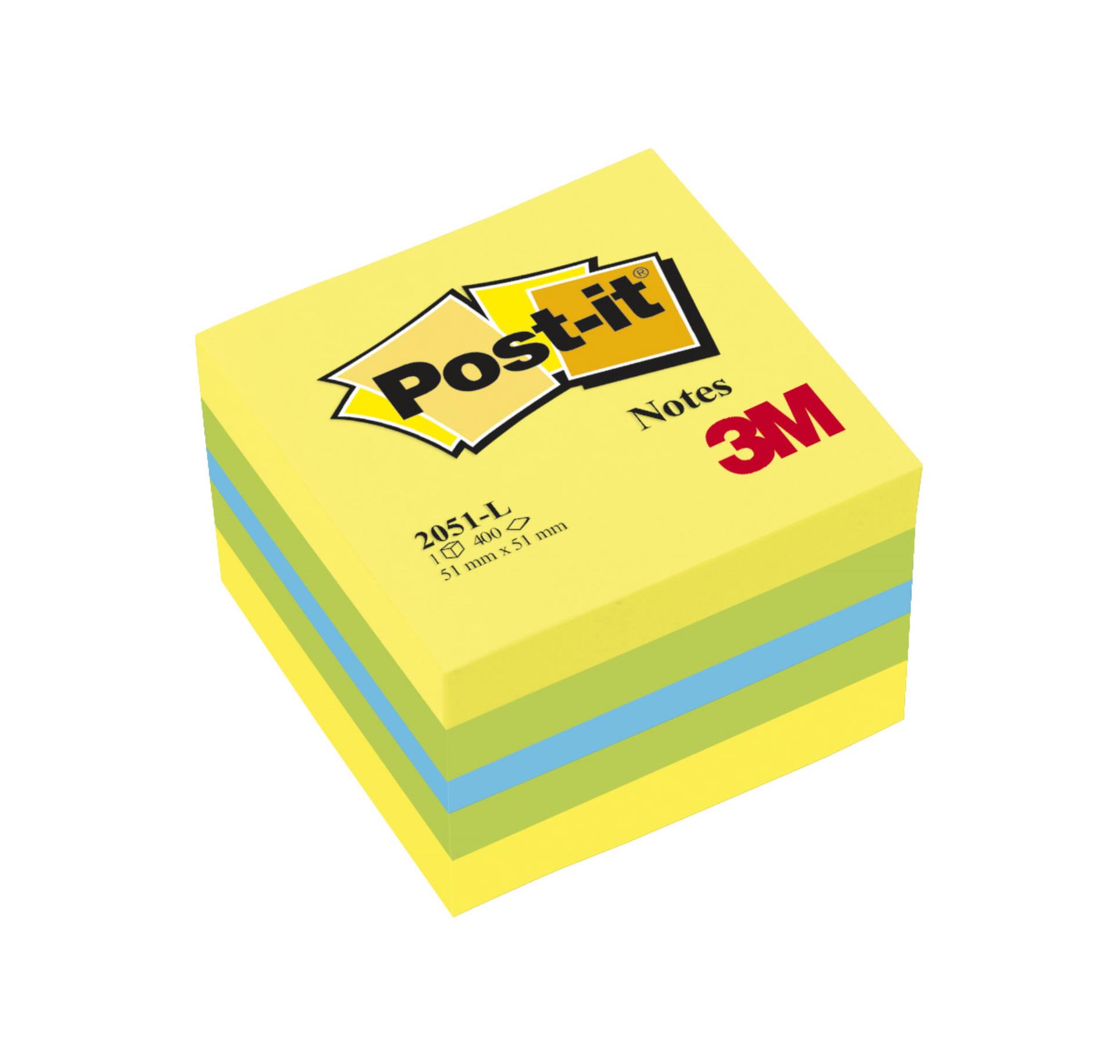 Post-it Minibločky v kostce Post-it, lemon