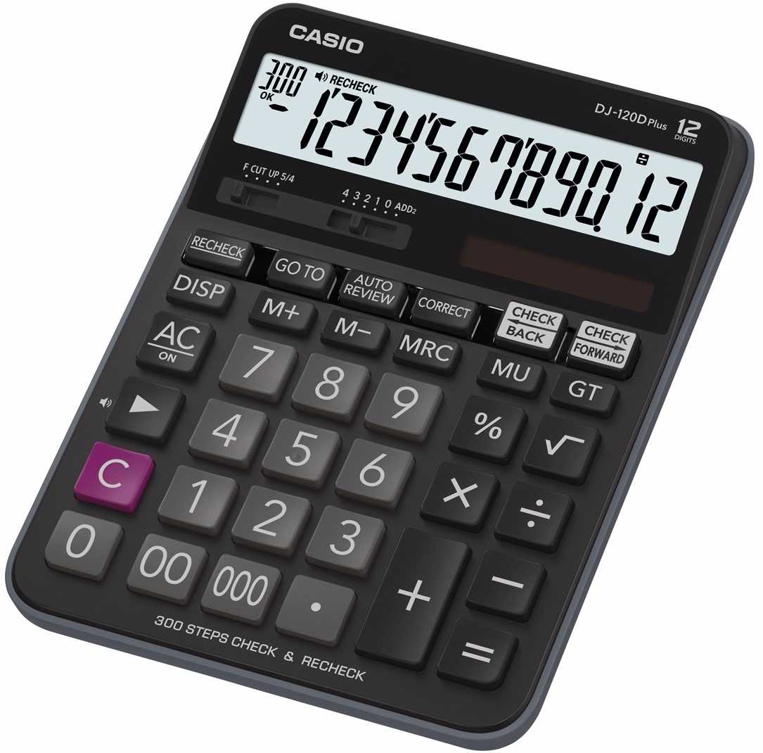 Velká stolní kalkulačka Casio D 120B