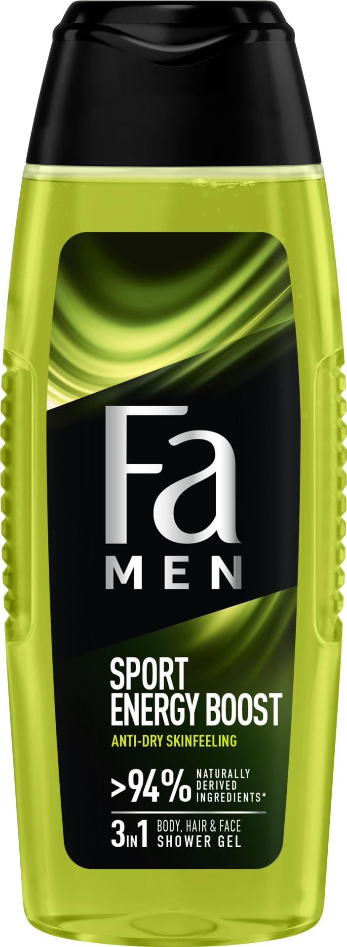 Fa Sprchový gel Fa pro muže - Sport Energy Boost, 250 ml