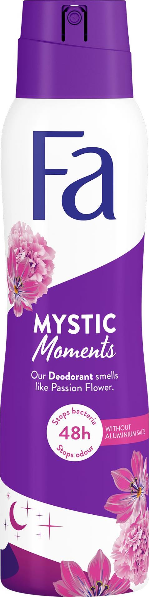 Fa Deodorant Fa - ve spreji, Mystic moments, 150 ml