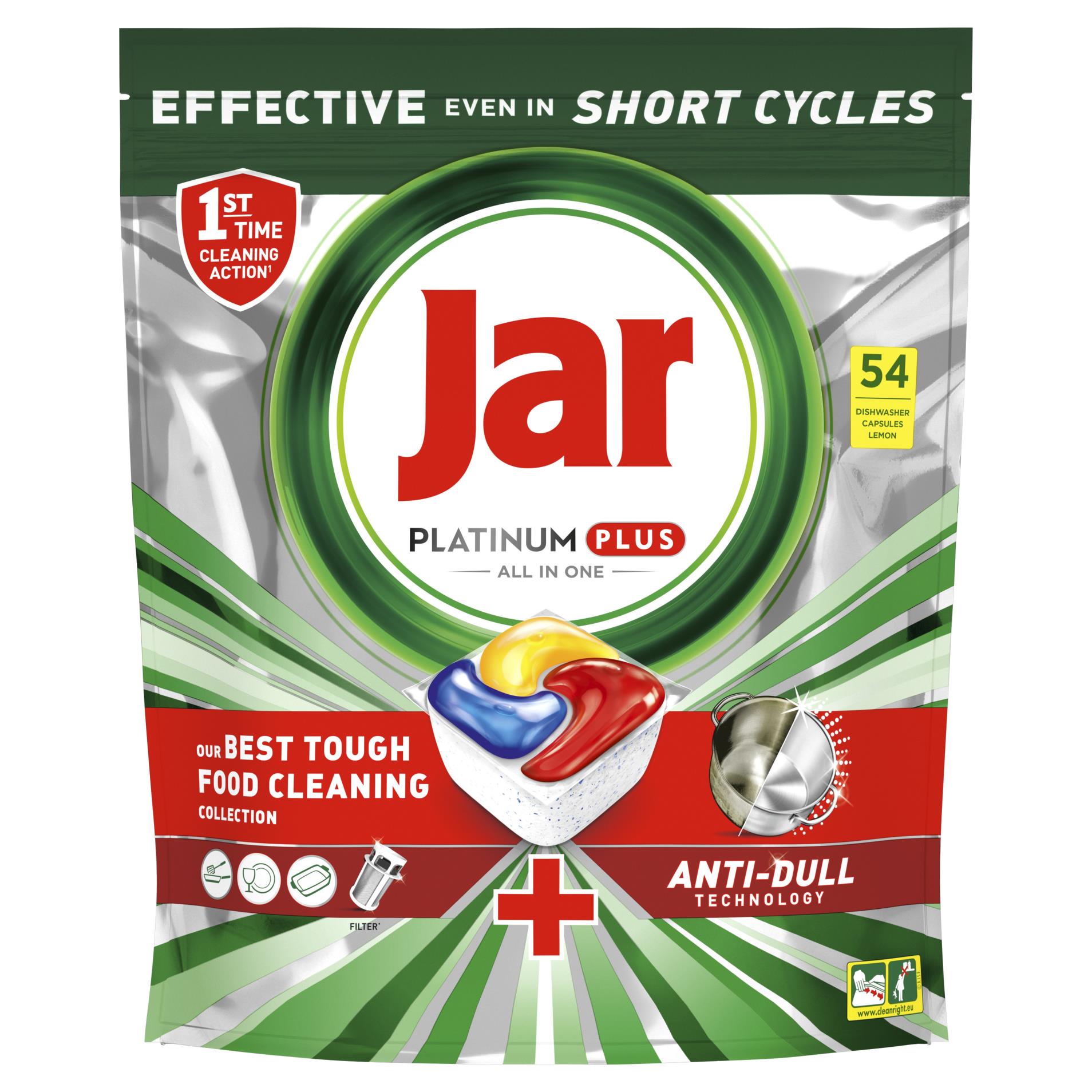 Tablety do myčky Jar - platinum plus, 54 ks