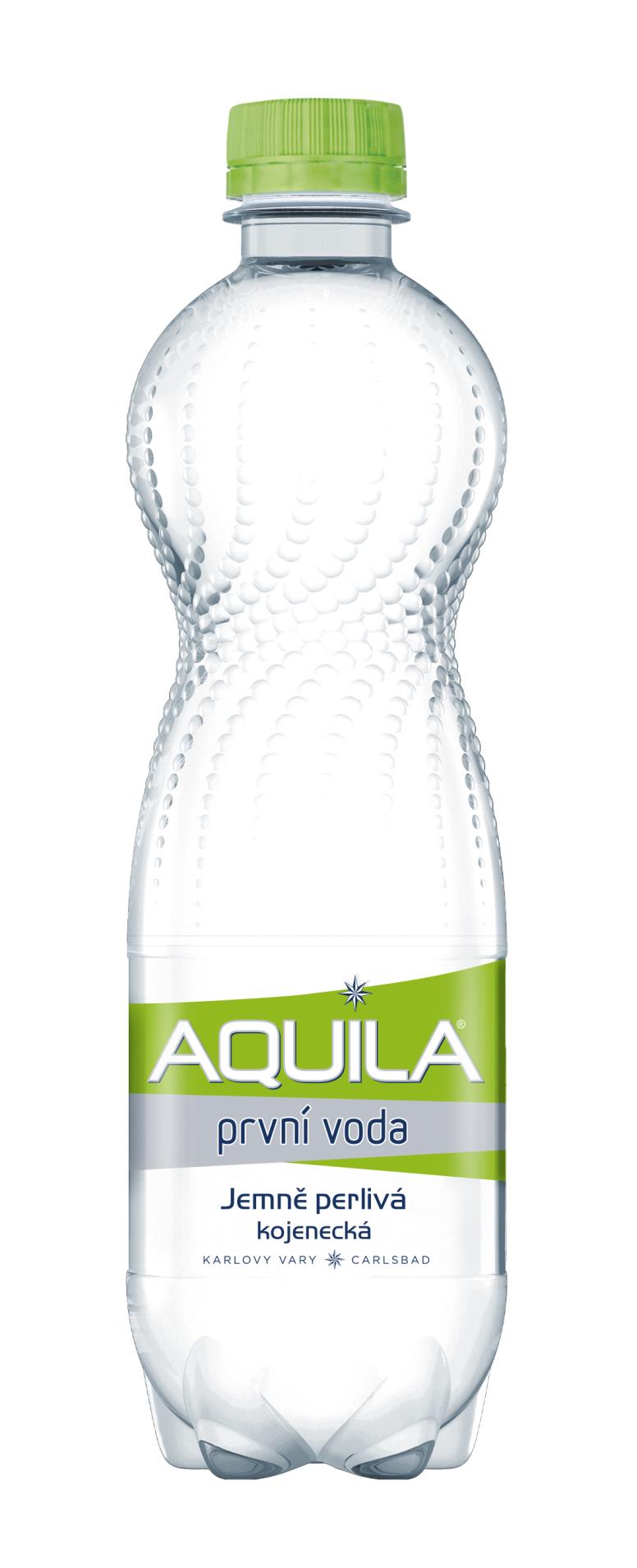 Stolní voda Aquila Agualinea - jemně perlivá, 12 x 0,5 l