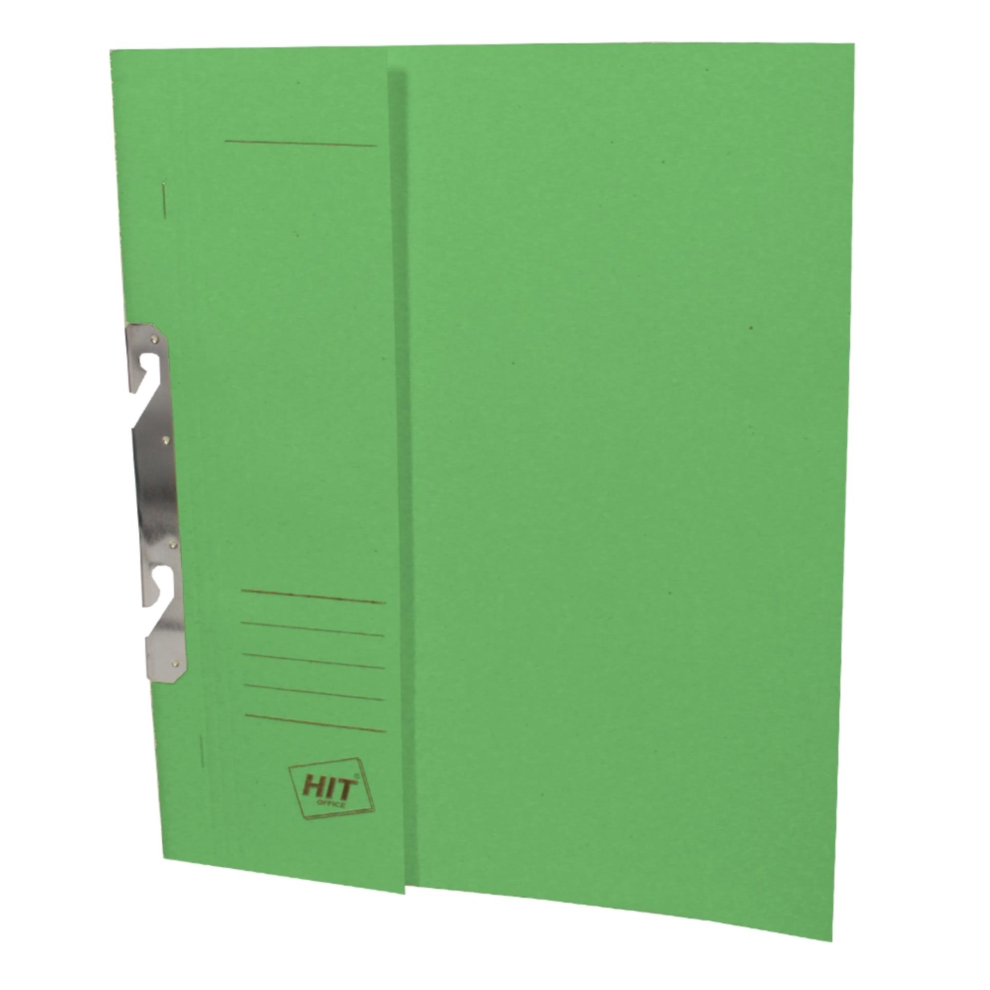 Rychlovazače HIT Office - závěsné, A4, papírové, zelené, 50 ks