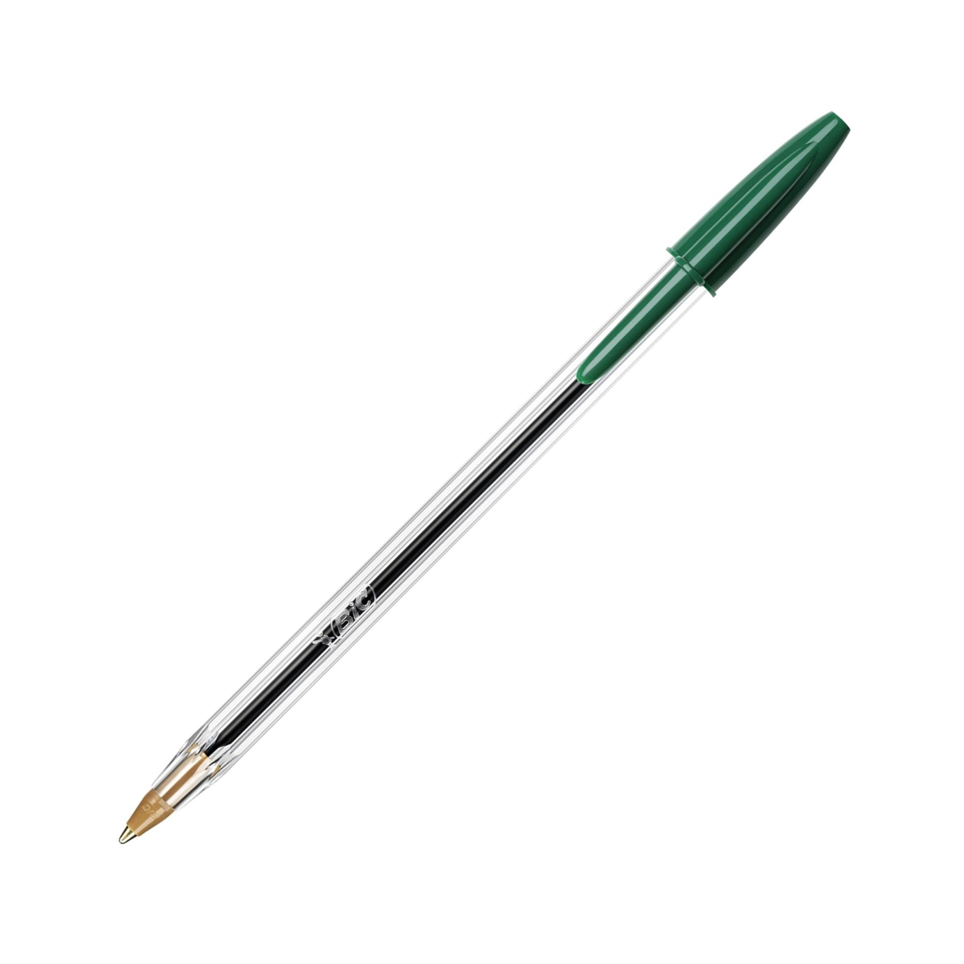 Kuličkové pero BIC Cristal – zelené