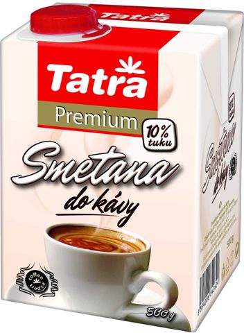 Smetana do kávy 10% Tatra Premium, 500g