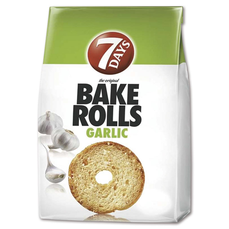 Bake Rolls BAKE ROLLS topinky - česnekové, 90 g