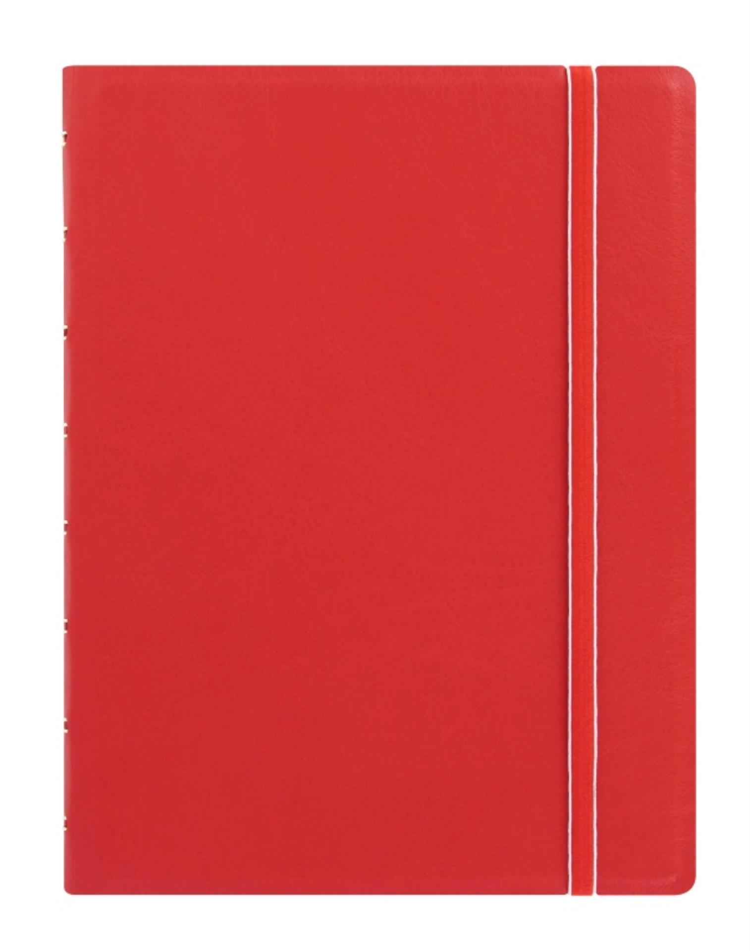 Zápisník Filofax Notebook - A5, linkovaný, červená