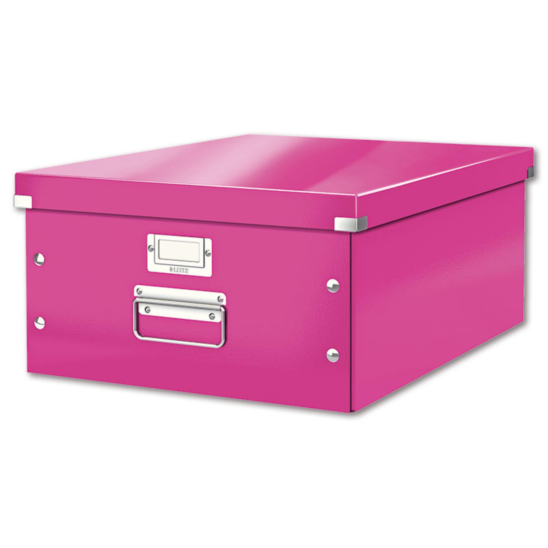 Leitz Box CLICK-N-STORE A3, WOW - růžový