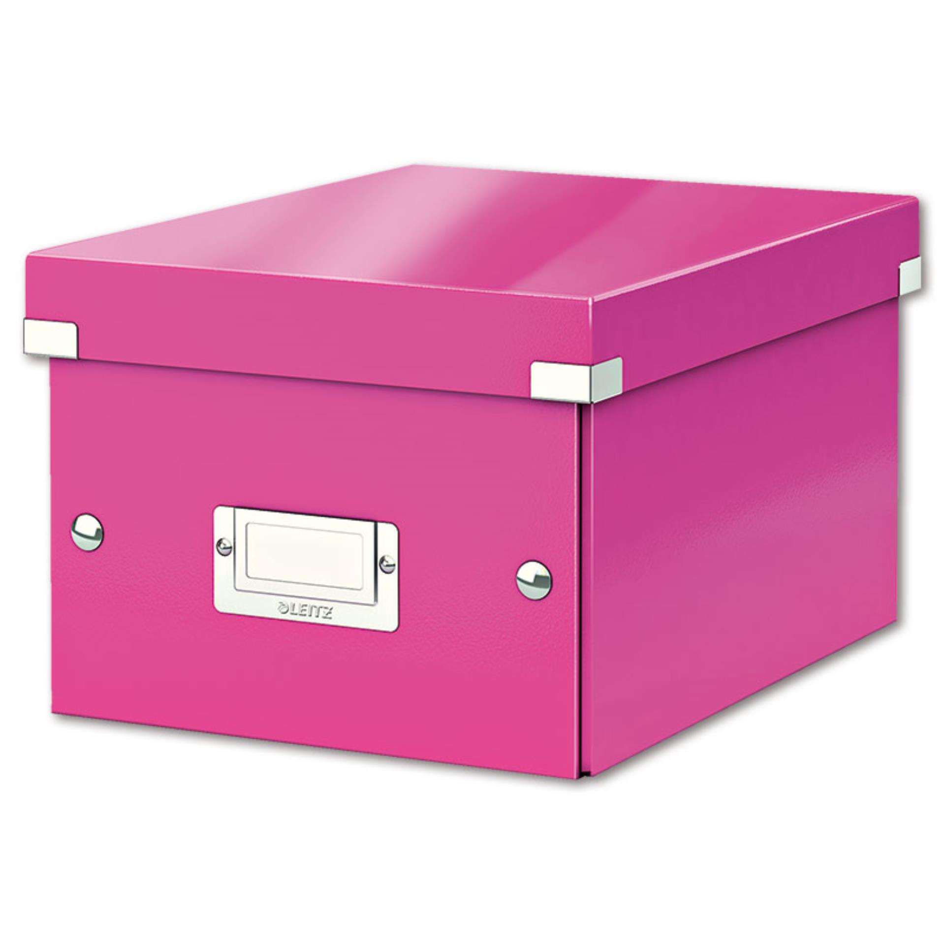 Leitz Box CLICK-N-STORE WOW - A5, růžový