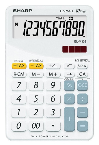 Stolní kalkulačka Sharp ELM 332 - bílá