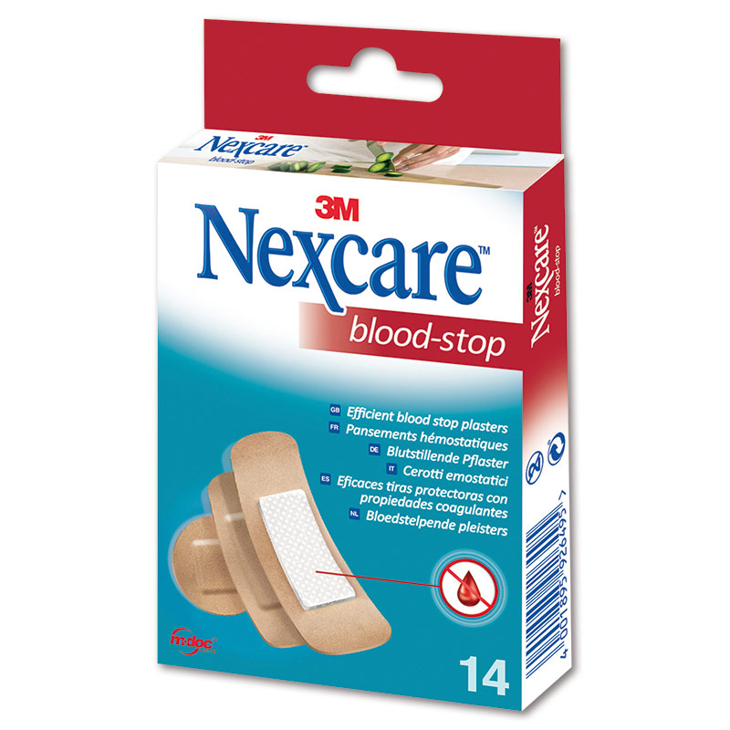 Náplasti - Nexcare k zastavení krvácení, 14 ks