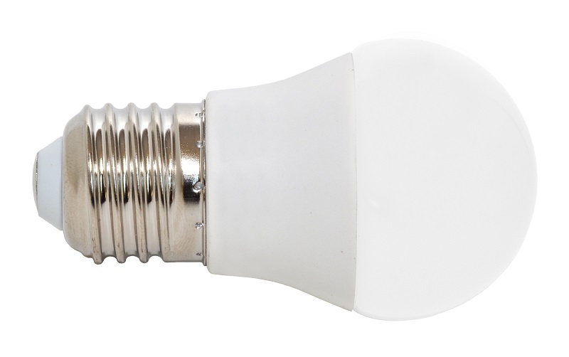 Ecolite LED žárovka mini globe E27, 7 W, 4100 K, 560 lm