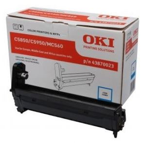 Obrazový válec pro toner OKI 43870023 - azurový - originální